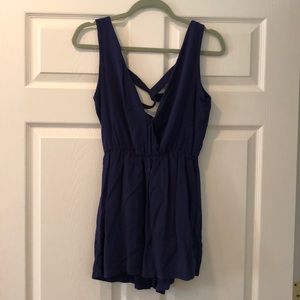 Blue romper